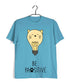Cats BE PAWSITIVE The classics Casual Graphic Printed T-Shirt for Men
